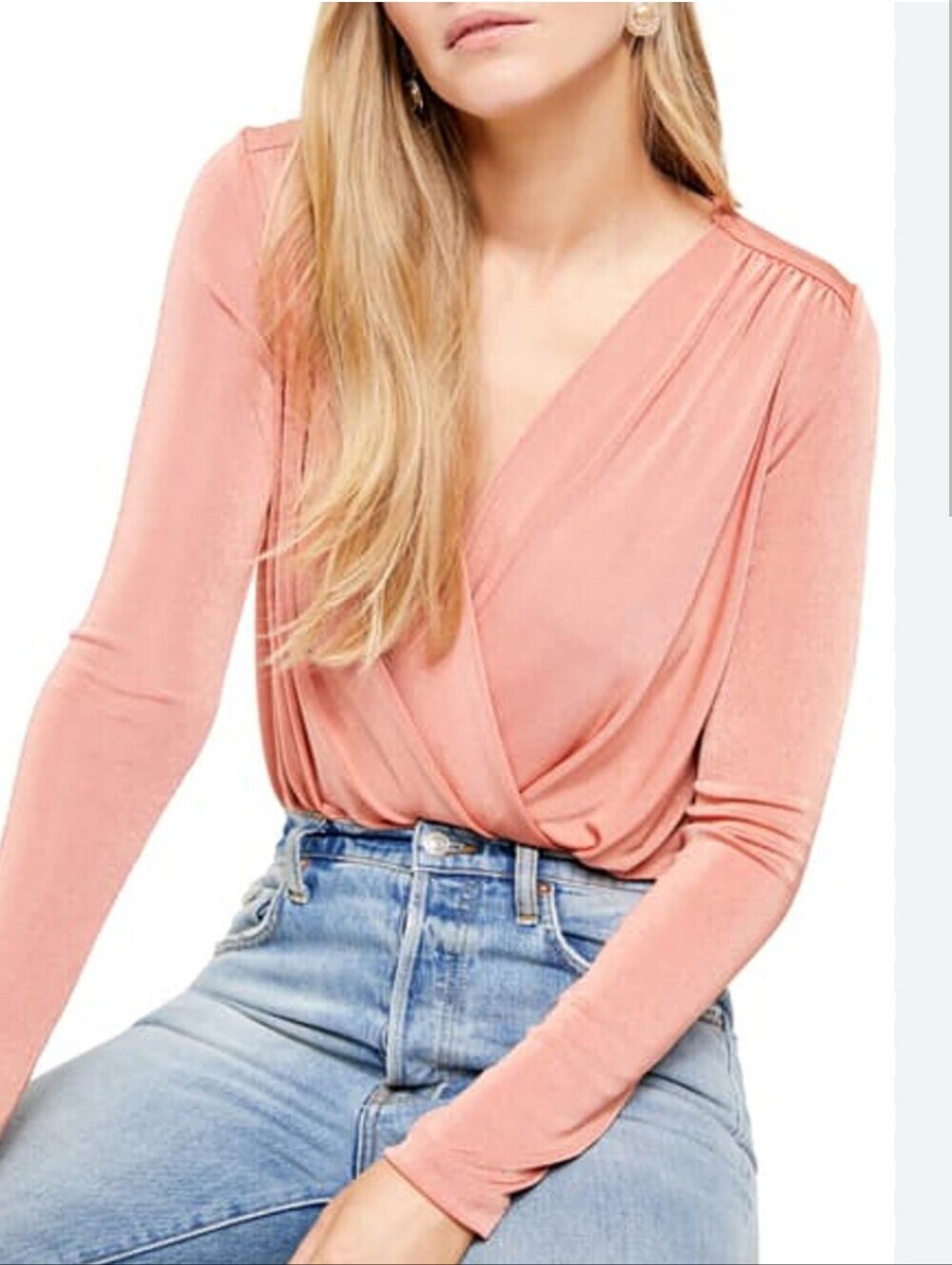 Free People Turnt Crossover Bodysuit In Ginger Spice Size XS